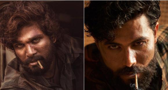 Ravindra Jadeja in Pushpa Raj look