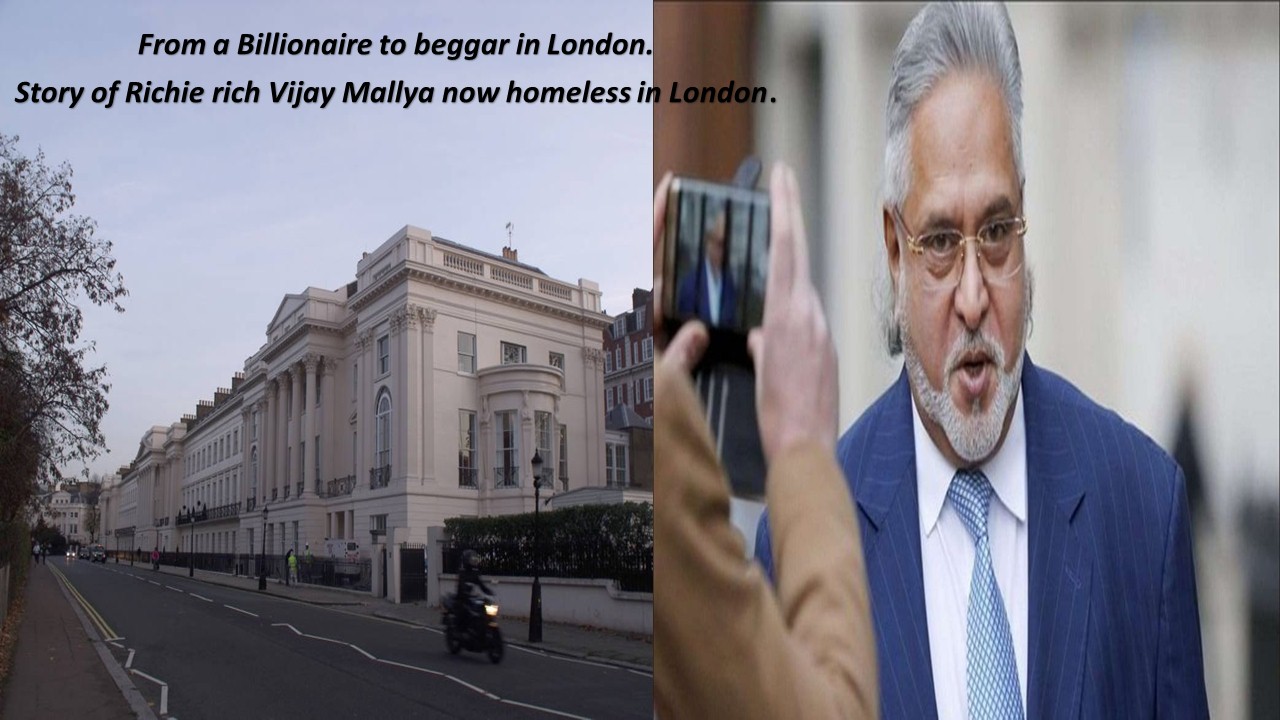 vijay mallya homeless in london.. Vijay mallya loses case to Swiss UBS Bank in London.