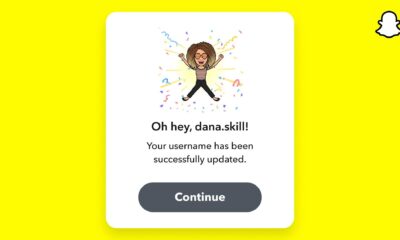 Snapchat users can now change their username