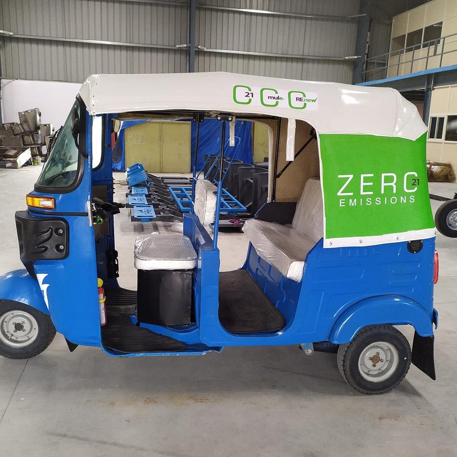 Indian autorickshaws electric