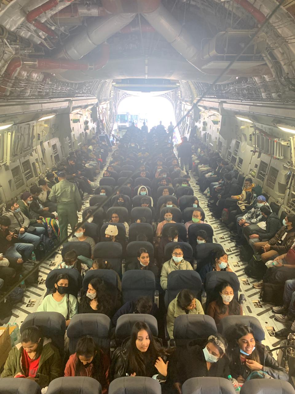 Opration ganga: 200 student safely landed by Indian Air Force in Delhi