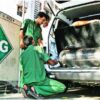 In Ahmedabad, suddenly, the CNG Car tank burst.