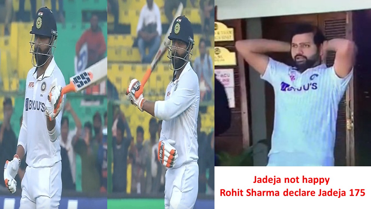 ROHIT SHARMA DECLARE JADEJA 175