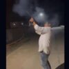 Minister R.C. Makwana's son fires in the open air,