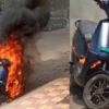 Ola S1 Pro Electric Scooter caught Fire
