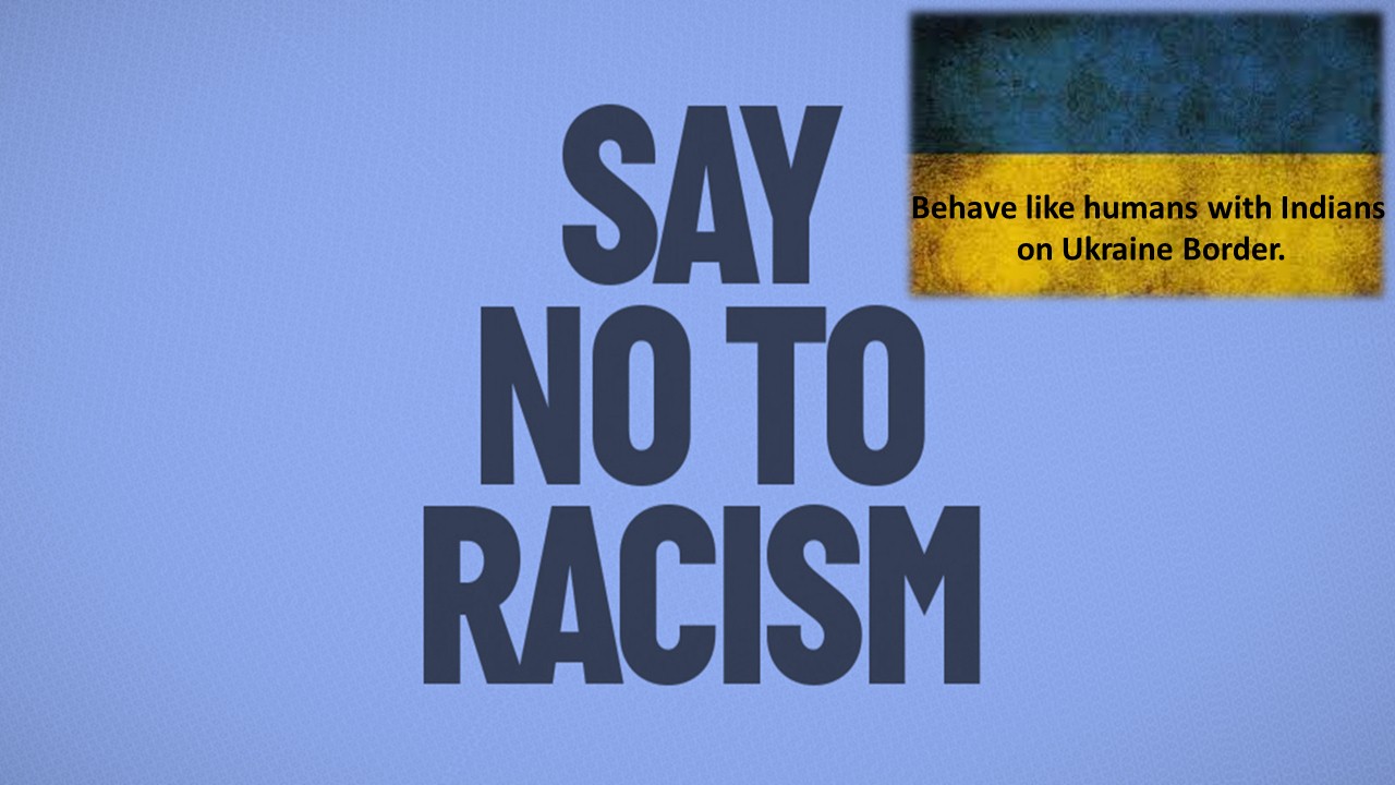 Racism Ukraine border by army