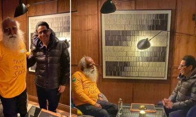 Vashu Bhagnani meets Sadhguru