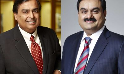Mukesh Ambani and Gautam Adani