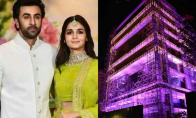 RK studios and Krishna Raj bungalow light up