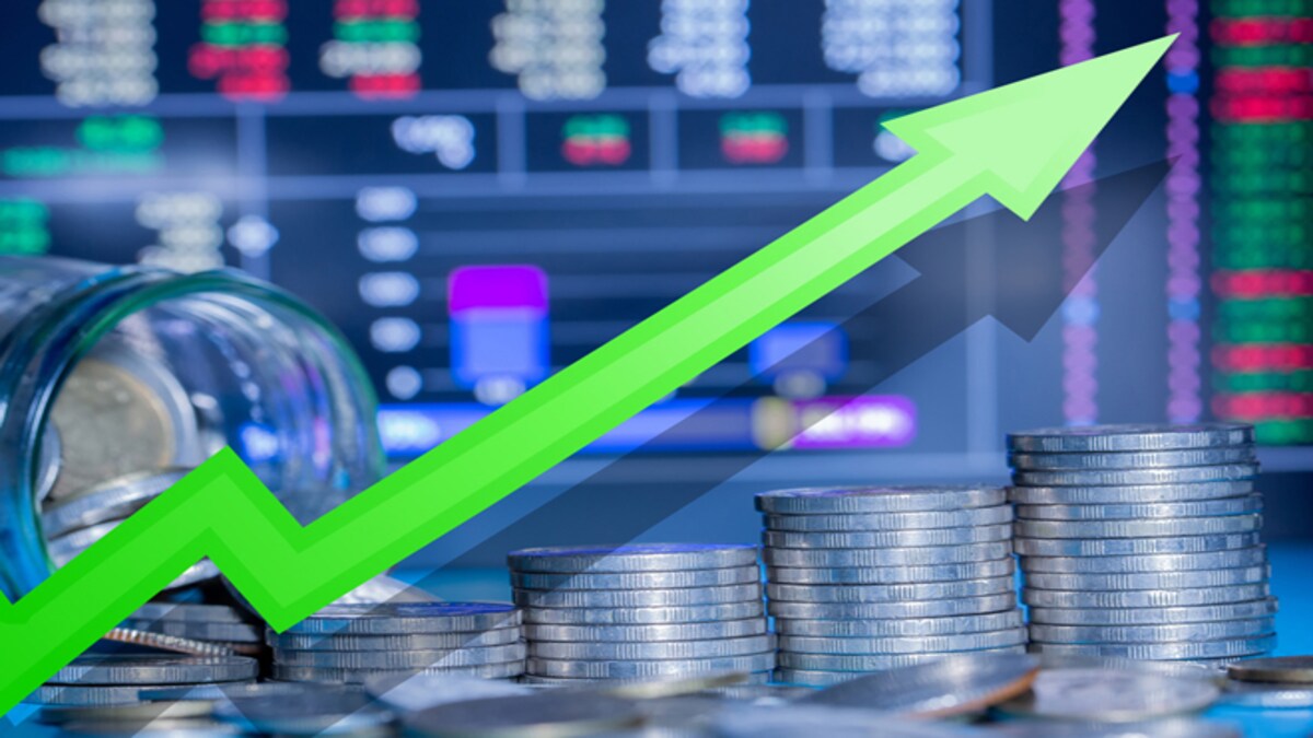 Indian stock market in green