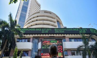 Sensex is down 400 points,