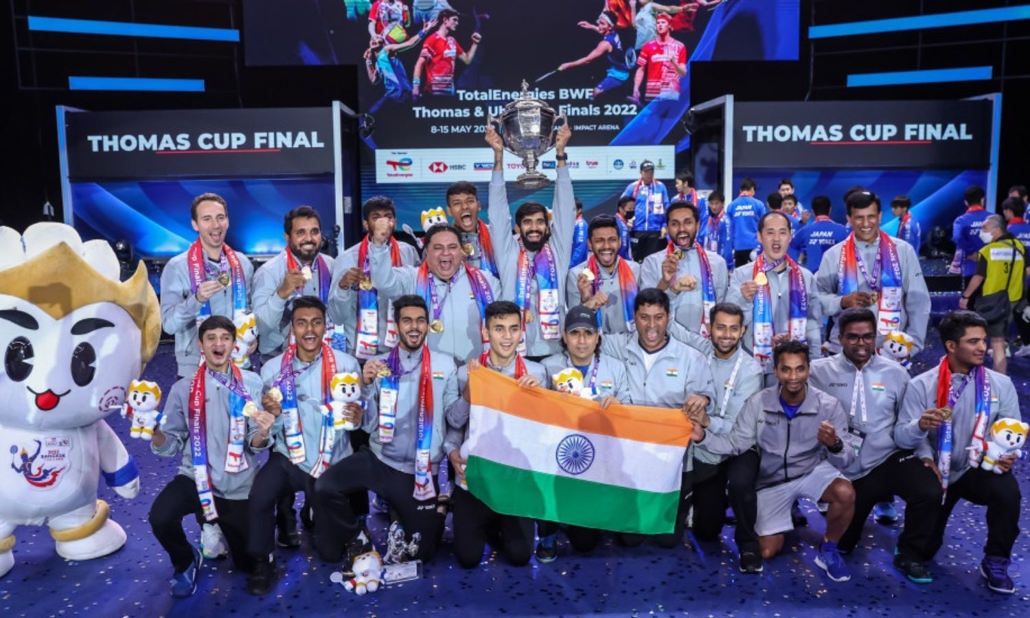 Thomas Cup champions The Group