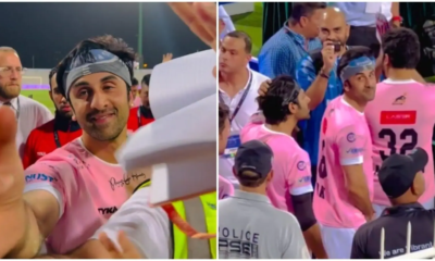 Ranbir Kapoor winks at a fan