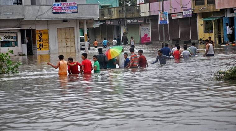 48 hours of' heavy' Rain in Gujarat.