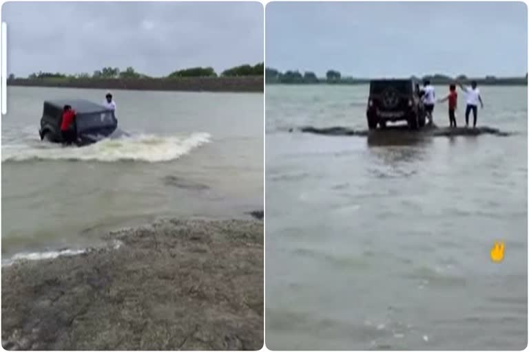 Rajkot's Nyari Dam, three men stunted by hanging out in Thar
