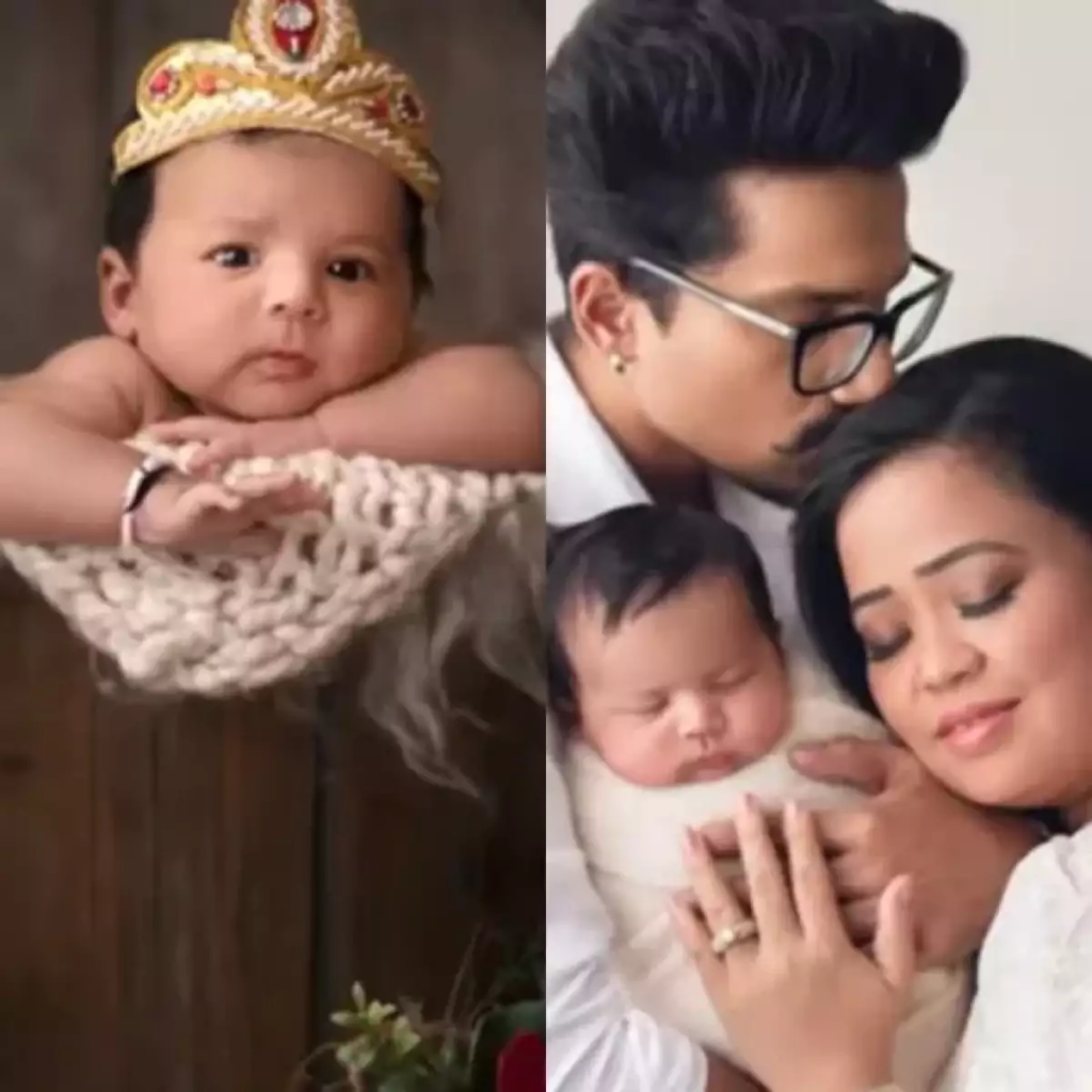 Bharti Singh and Haarsh Limbachiyaa 
baby 