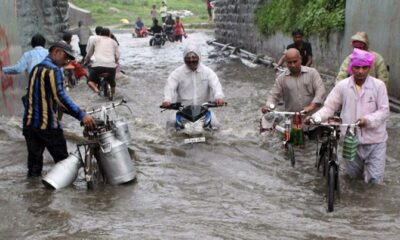 Photos of heavy rain in Gujarat Surendranagar.