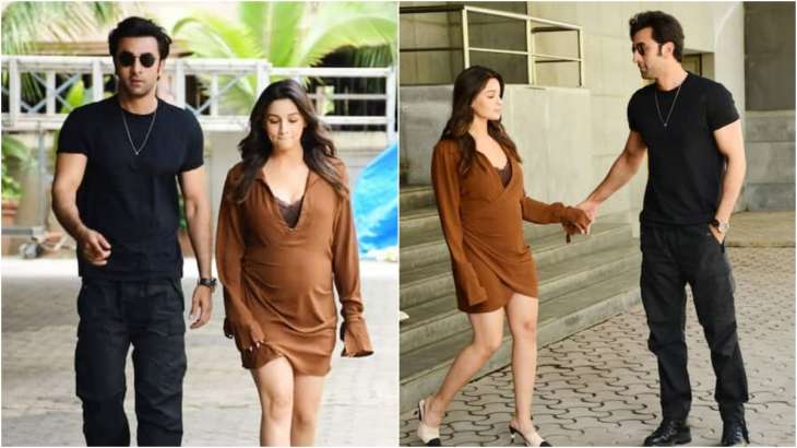 Ranbir-Alia at Brahmastra song launch event, Alia baby Bump.