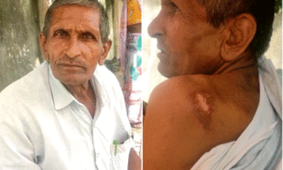 75-year-old grandfather jumps to save Jiya from the drain.