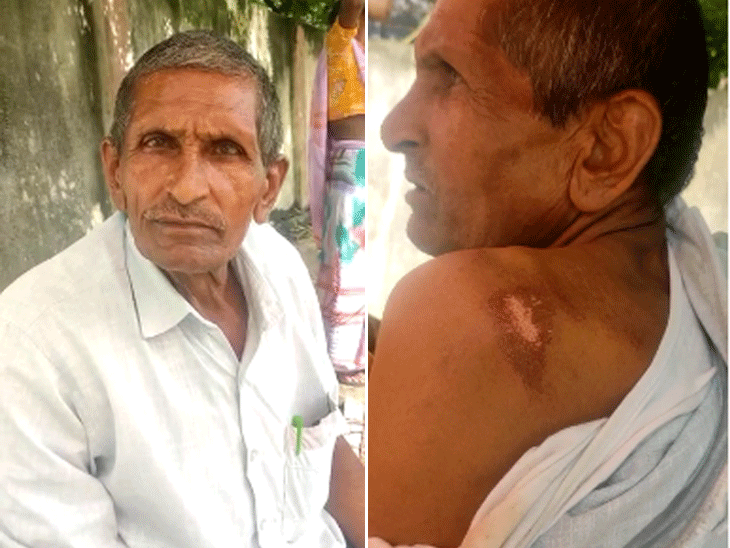 75-year-old grandfather jumps to save Jiya from the drain.