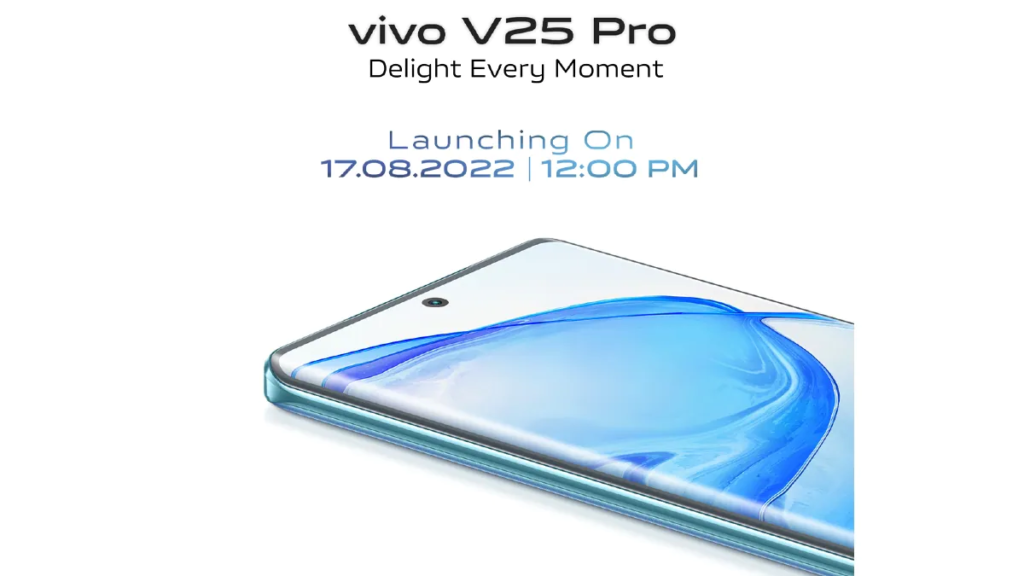 The Vivo V25 Pro will launch on August 17 
