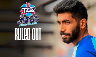 Jasprit Bumrah has ruled out of the T20 World Cup
