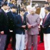 bhalaji damor with president K R Narayan in 1998