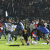 129 people were killed at a football match In Indonesia