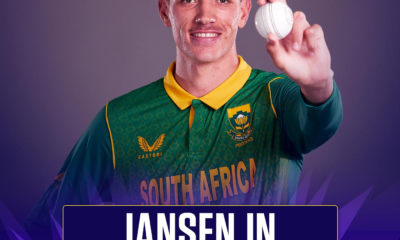 Marco Jansen take places the injured Dwaine Pretorius
