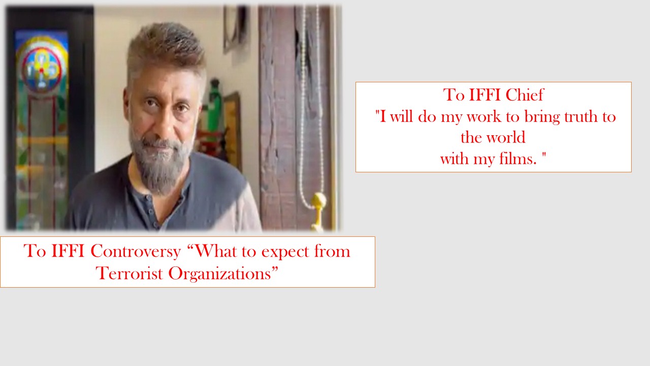 vivek agnihotri iffi reply