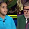 Amitabh Bachchan is very impressed with Anvisha in KBC.