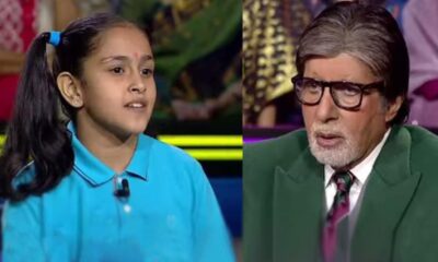 Amitabh Bachchan is very impressed with Anvisha in KBC.