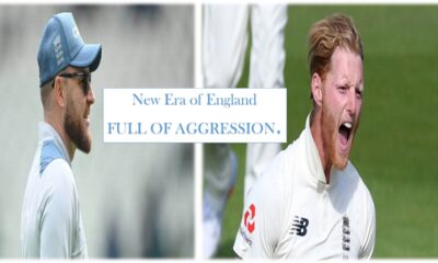 BEN STOKES AND ENGLAND COACH BRENDON MCCULLUM