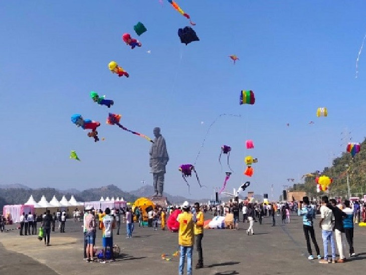 Kite festival in four cities of Gujarat, the theme is G-20.