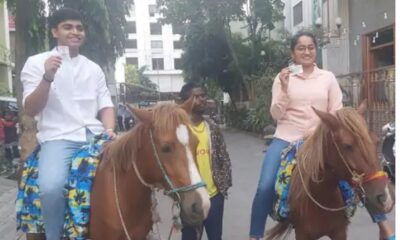 surat siblings photos on horse election 2022