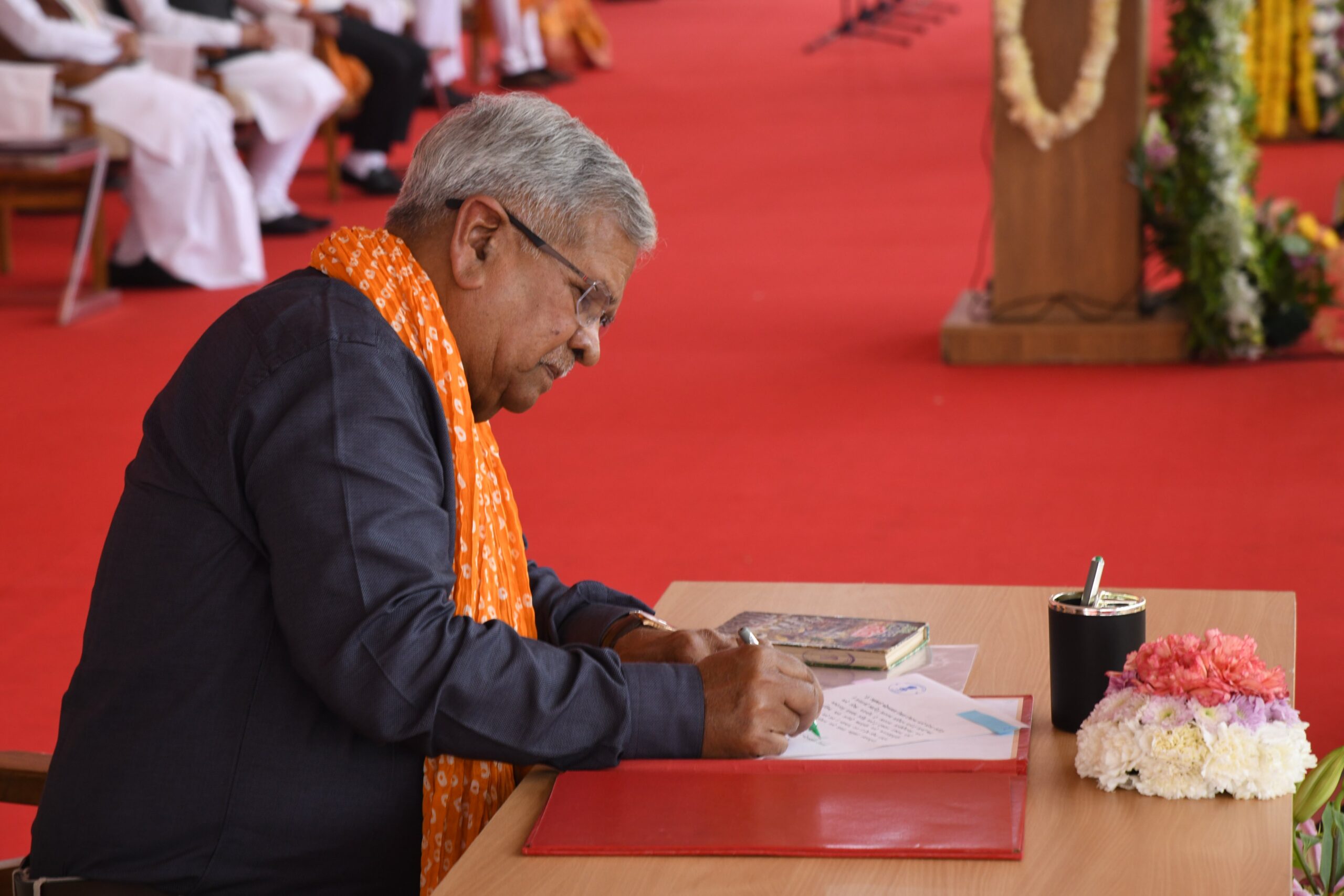 Finance Minister Kanubhai Desai on Gujarat budget