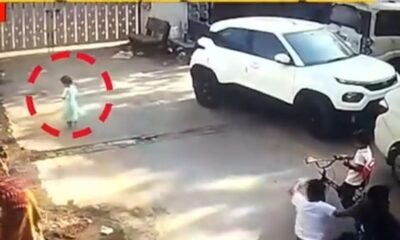 Surat car accident of small girl