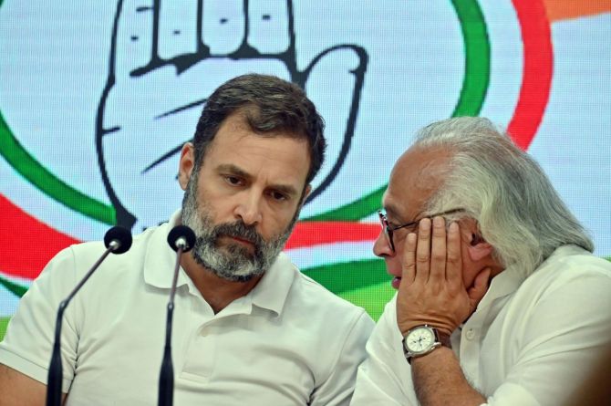 Rahul Gandhi takes on PM and Adani in press conference