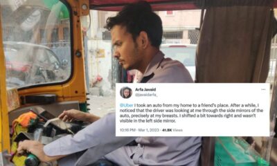 Uber rickshaw driver misbehaves with passenger