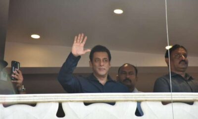 Salman Khan celebrating Eid with Family and Fans