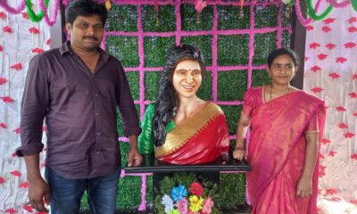 Fan build's temple of Samantha Ruth Prabhu