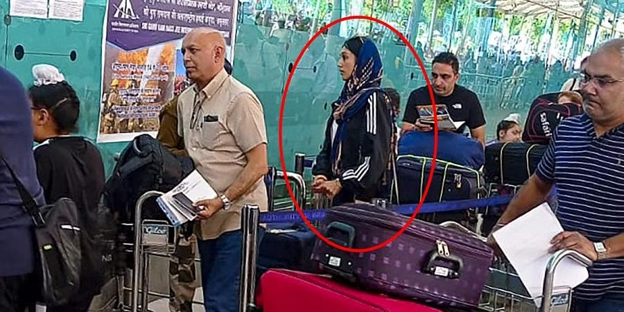 Amritpal Singh's wife Kirandeep Kaur stopped at Amritsar airport
