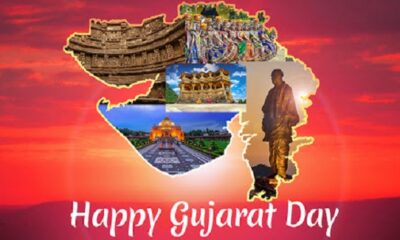 Gujarat Gaurav Day, Politicians greetings