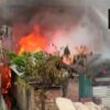 Manipur violence: house set on fire