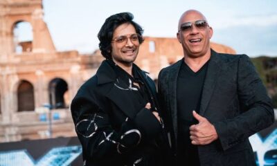 Ali Fazal with Vin Diesel at the premiere of Fast X