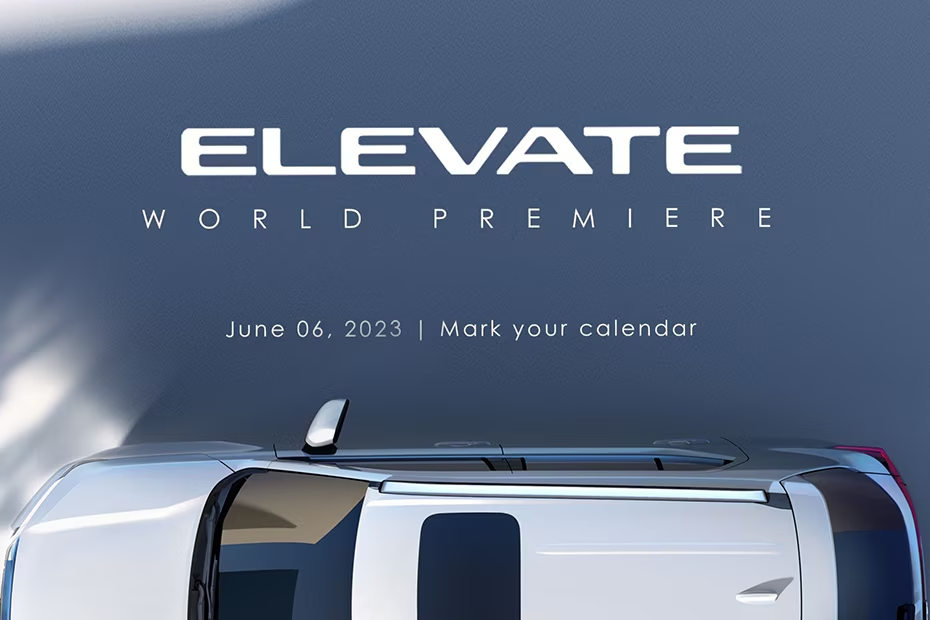 The New Honda Elevate will make it's world premier on June 6