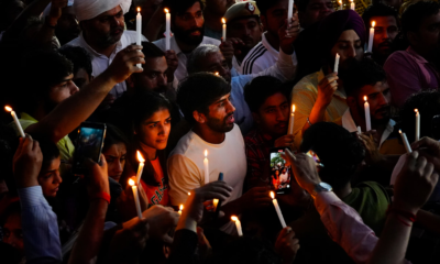 Protesting Wrestlers appeal's for candlelight march today