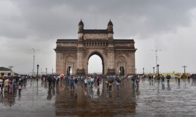 moderate rain in several parts of Mumbai