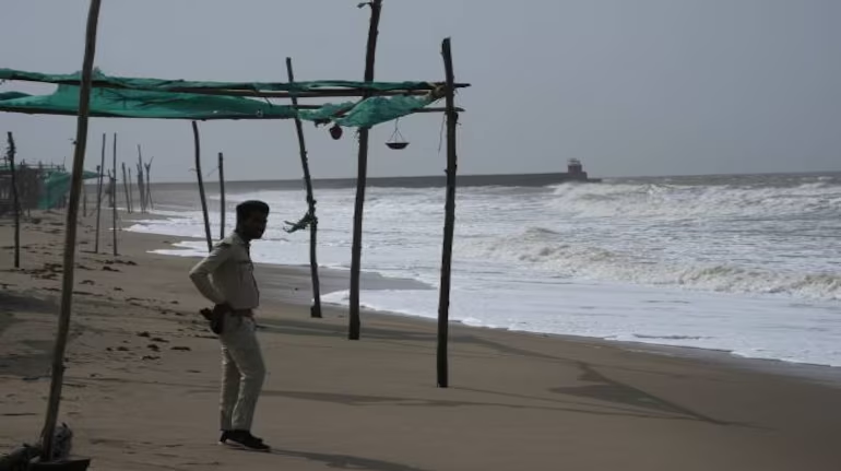 Biparjoy near Kutch Abdasa