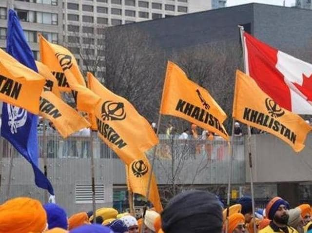 Khalistan poster in Canada